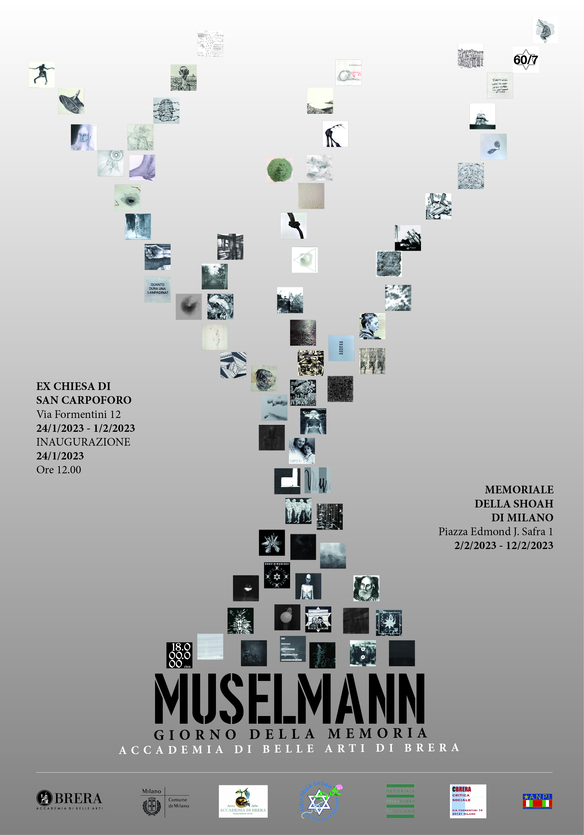 Inaugurazione Mostra "Muselmann. Omaggio ad Aldo Carpi" 